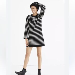 NWT madewell striped wool sweater dress